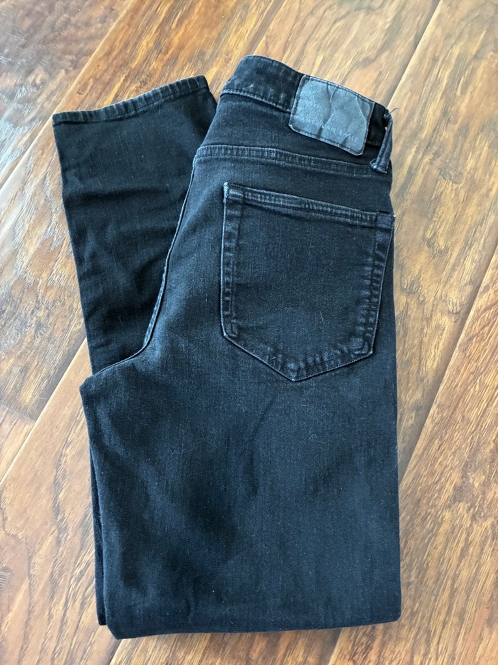 American Eagle Outfitters Men's Straight Jeans in Black